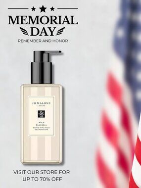 Jo Malone Wild Bluebell Body & Hand Wash Gel Moussant, 250ml